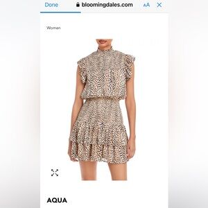 Aqua from Bloomingdale’s mini dress